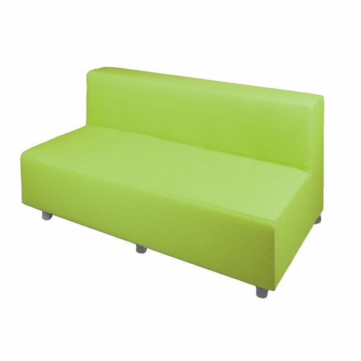 3-Sitzer Sofa ALEX, SH 43 cm, Kunstleder 11 Farben